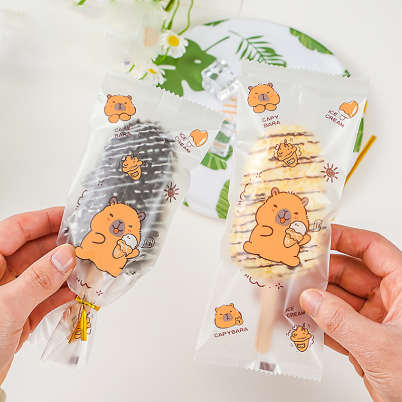 Food Storage Bag - ~100개입 귀여운 만화 디자인의 식품 등급