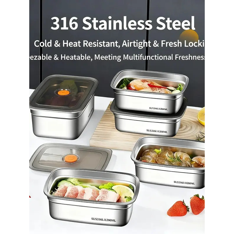 대용량 스테인리스 스틸 누수 방지 밀폐형 도시락통, 캠 - Food Storage Oven Safe 리뷰 및 가격