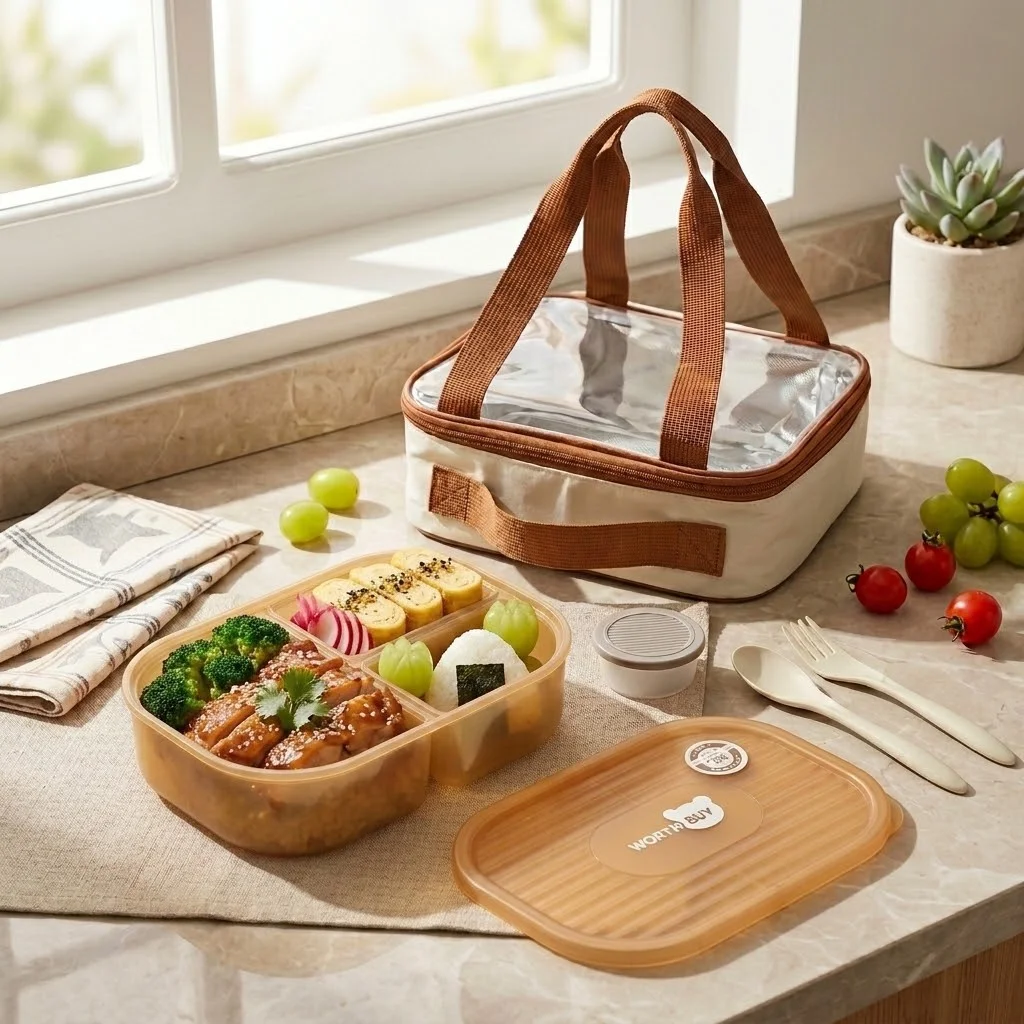칸막이가 있는 플라스틱 도시락통, 3칸 분리형, 어린이 - Food Storage With Dividers 리뷰 및 가격