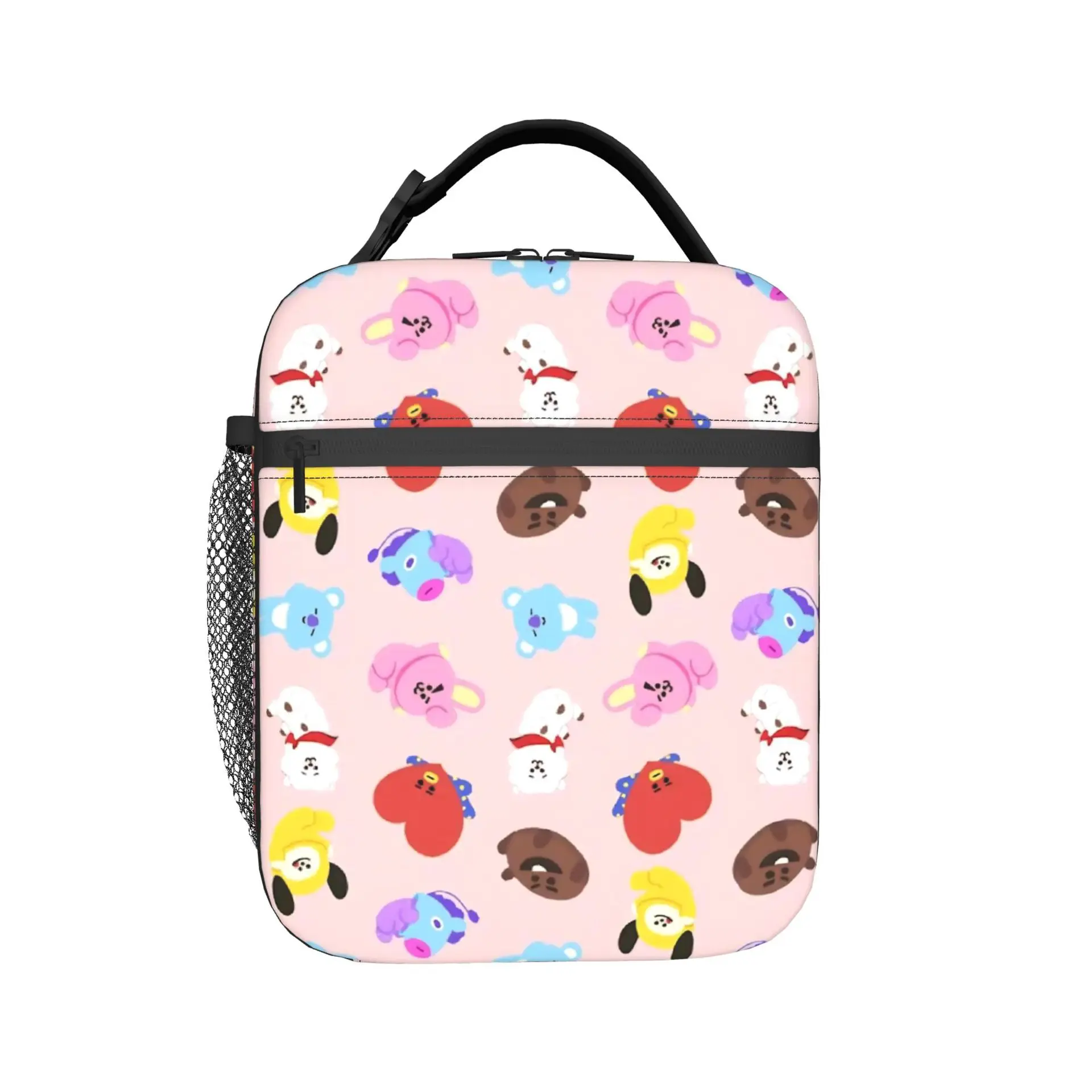 BT21 만화 디자인 보온/보냉 런치 토트백, 알루미늄 - Food Storage Bag 리뷰 및 가격