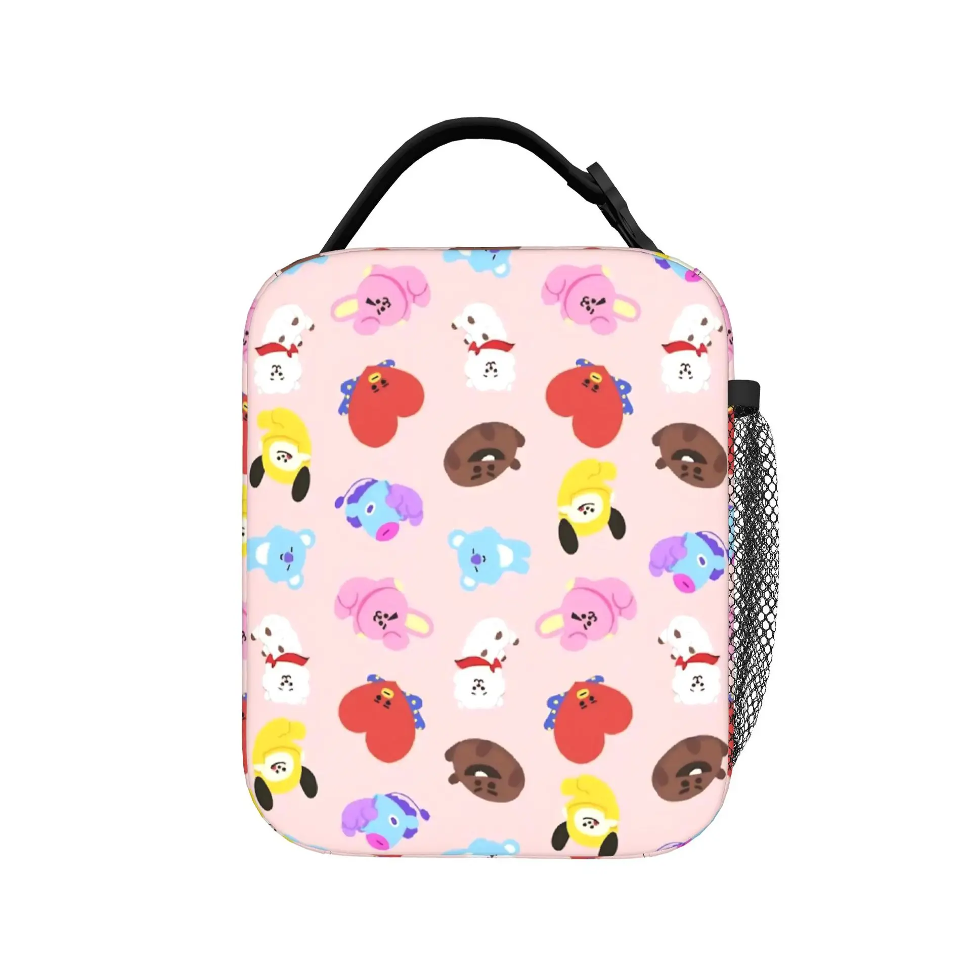 BT21 만화 디자인 보온/보냉 런치 토트백, 알루미늄 - Food Storage Bag 리뷰 및 가격