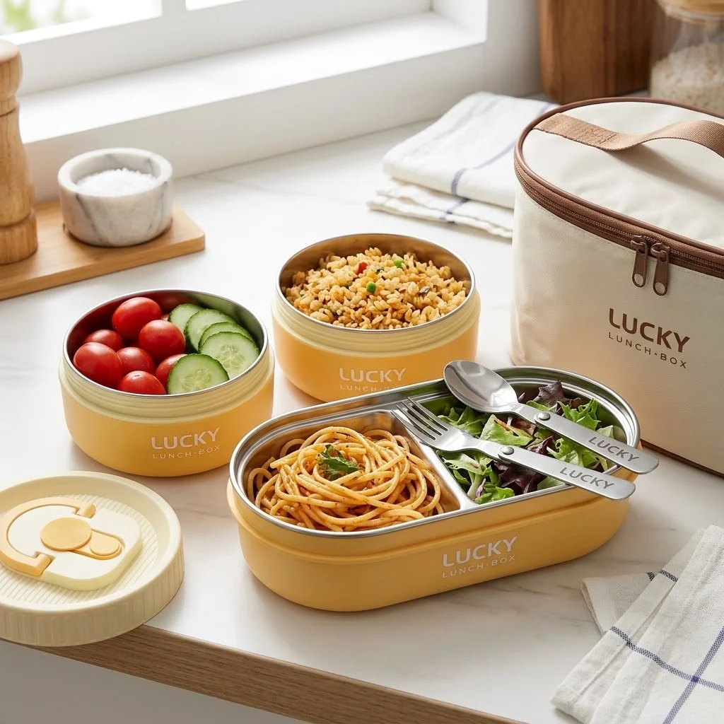 304 스테인리스 스틸 소재의 도시락 세트, 어린이 및 - Food Storage With Dividers 리뷰 및 가격
