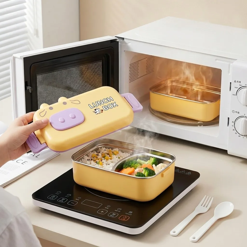 304 스테인리스 스틸 소재의 도시락통, 어린이 및 성 - Food Storage Oven Safe 리뷰 및 가격