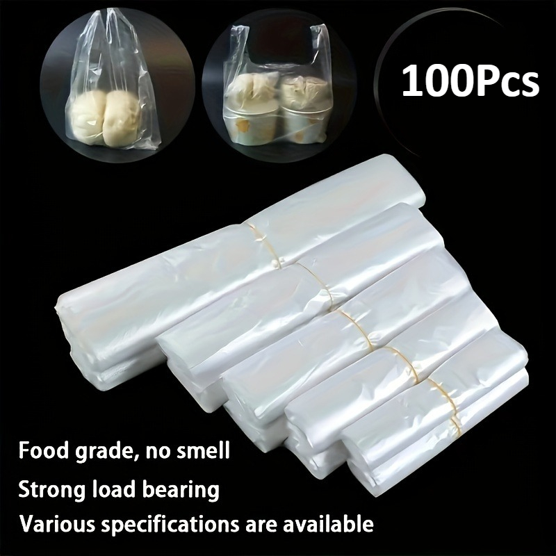 100Pcs 미니 투명 일회용 비닐 봉투 3 크기 옵션 - Food Storage Bag 리뷰 및 가격