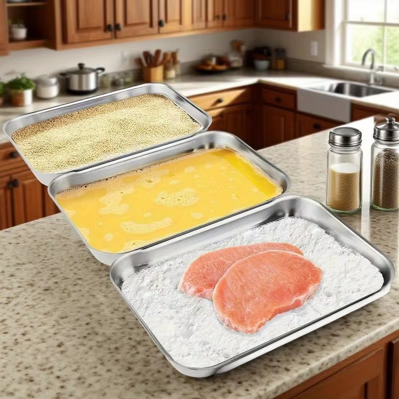 투명 뚜껑이 달린 스테인리스 스틸 식품 보관 용기 3개 - Food Storage Meals 리뷰 및 가격